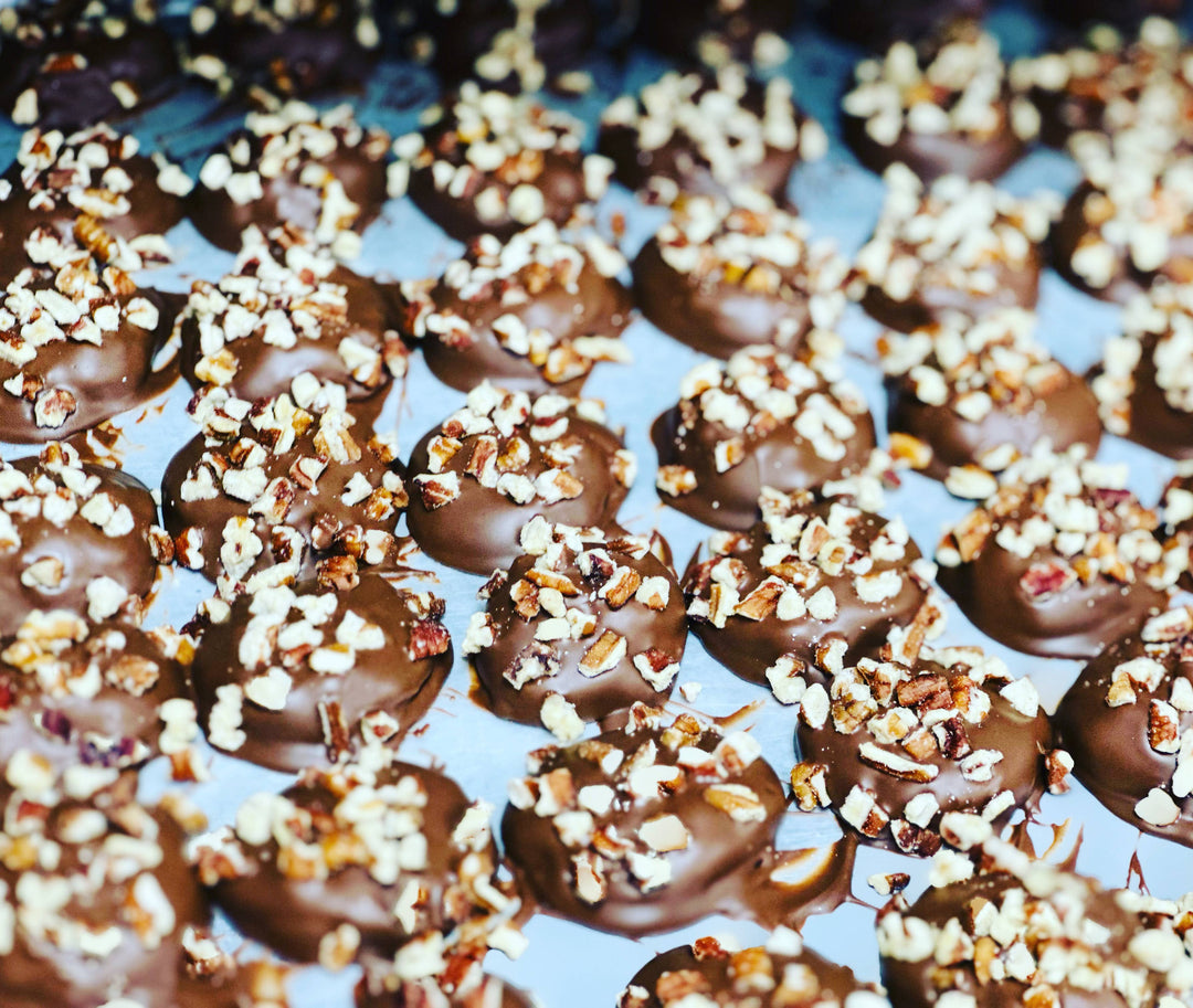 Buckeyes and Pecan caramels Gifts Chocolate Gift Box