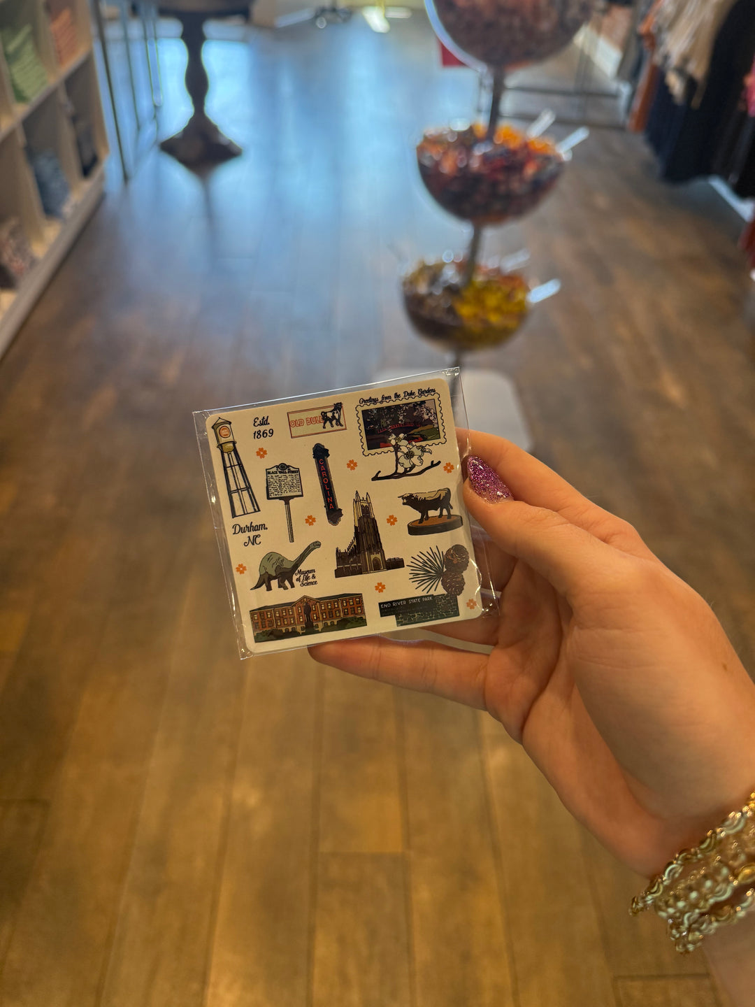 Square Durham Magnet