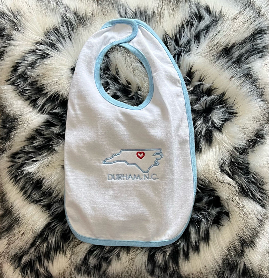 NC with Heart Bib