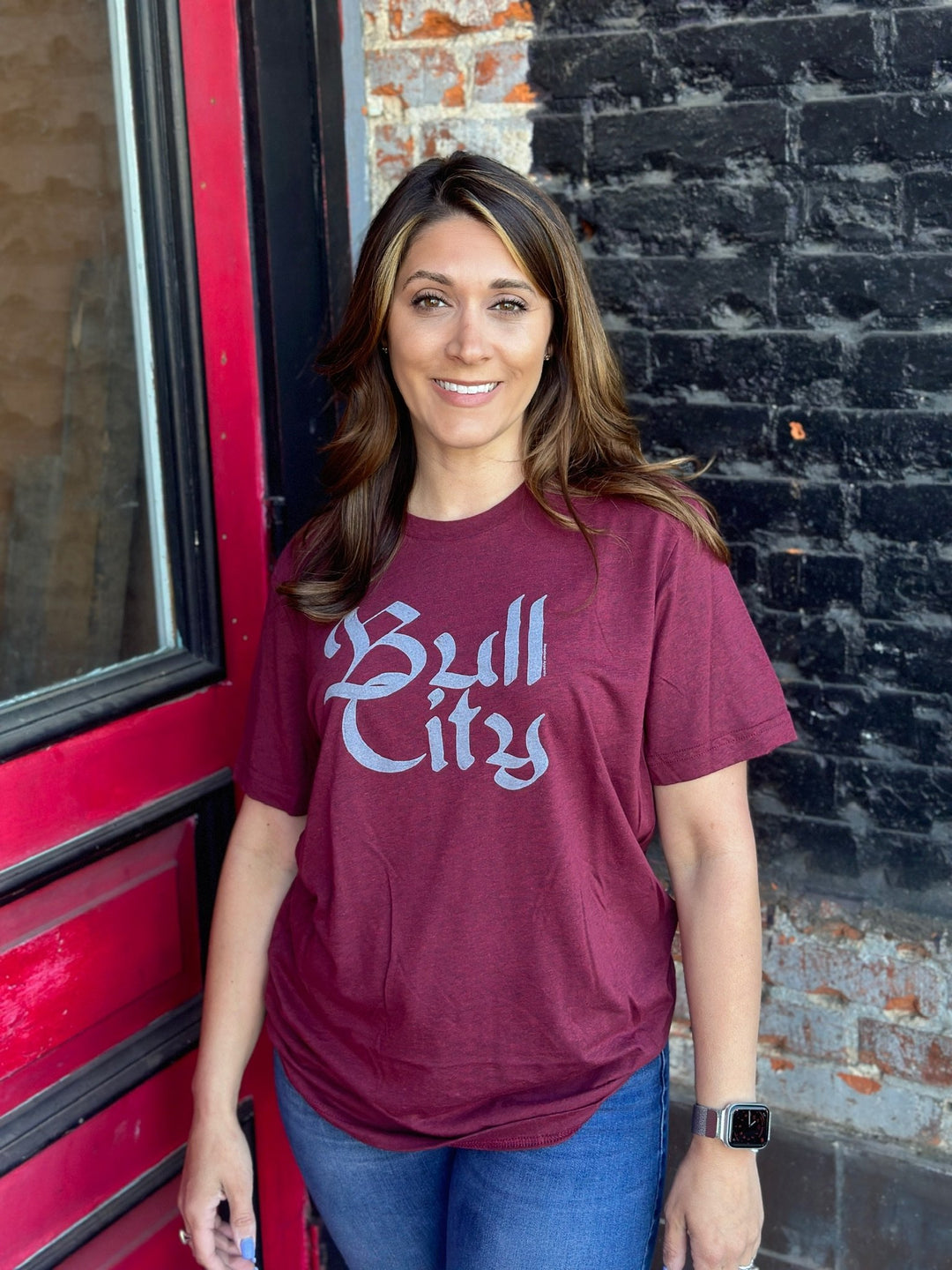 Bull City Brush T-Shirt #50 (Cardinal)