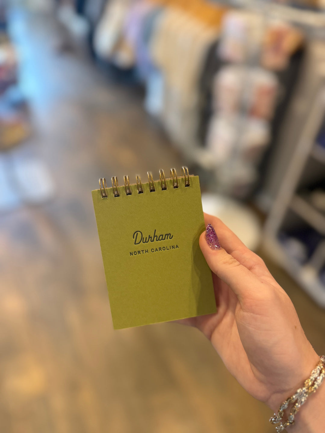 Mini Durham Notepad: Olive