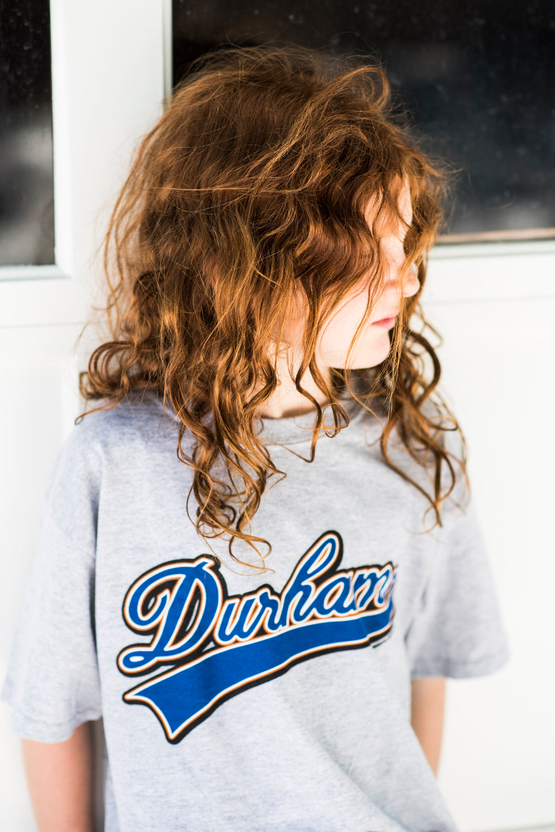 Durham Baseball Youth T-Shirt #7 (Lt. Gray)