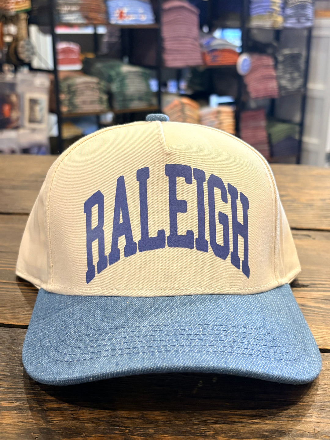 Raleigh, North Carolina Hat: Denim/Natural