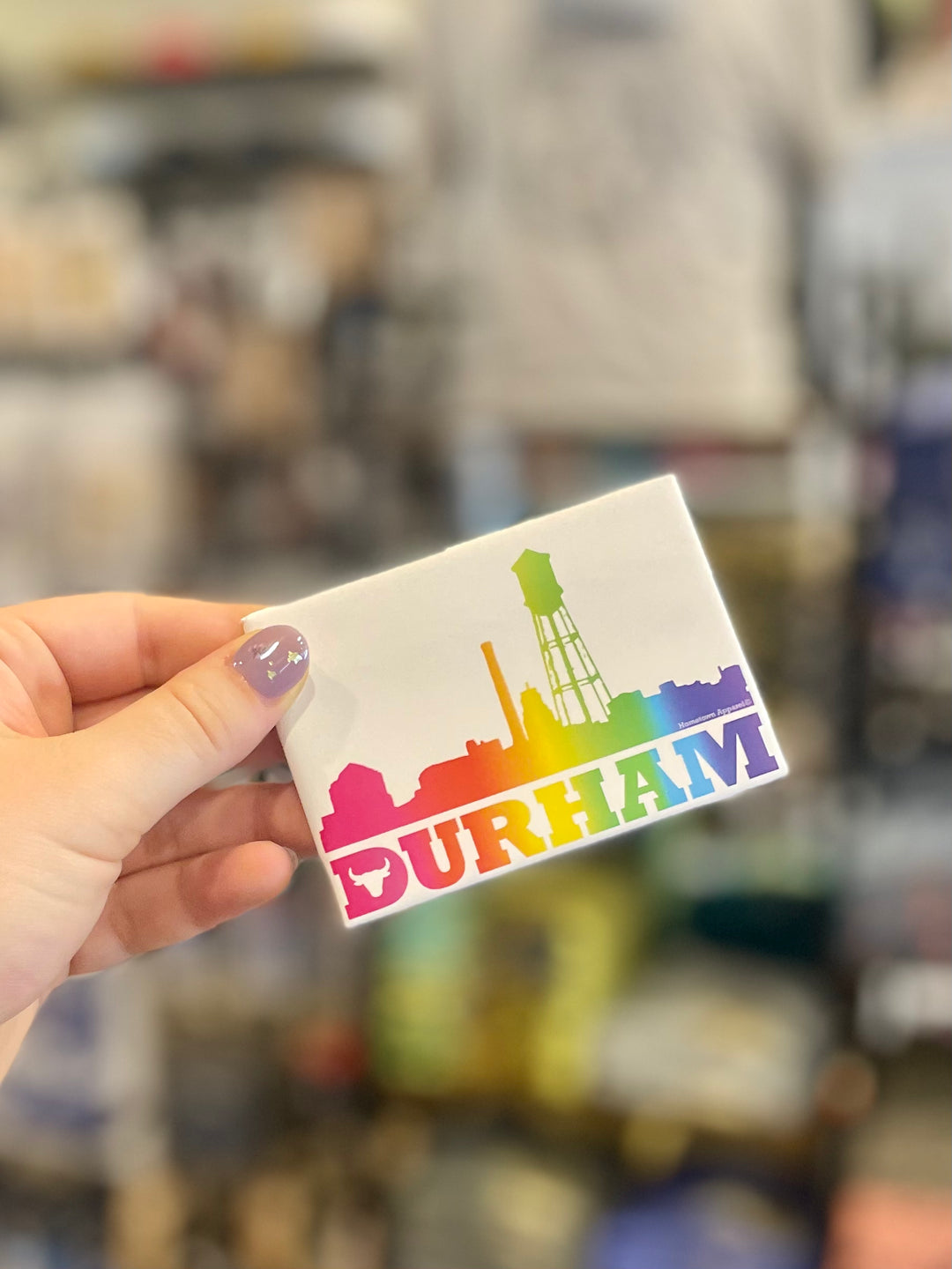 Durham Skyline Rainbow Magnet #23