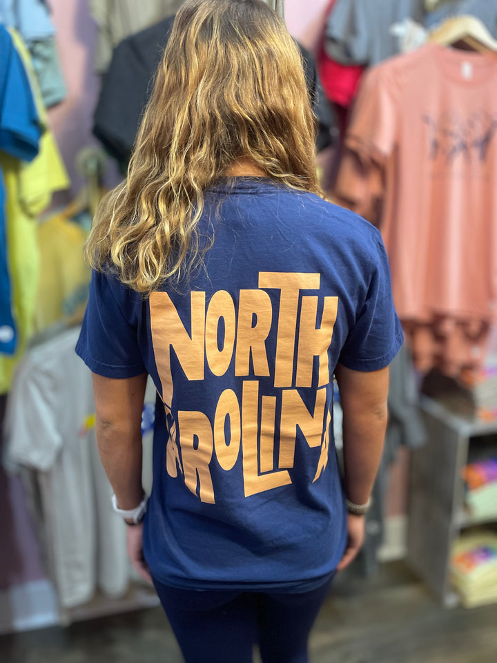 North Carolina Pocket T-Shirt #103 (Navy)