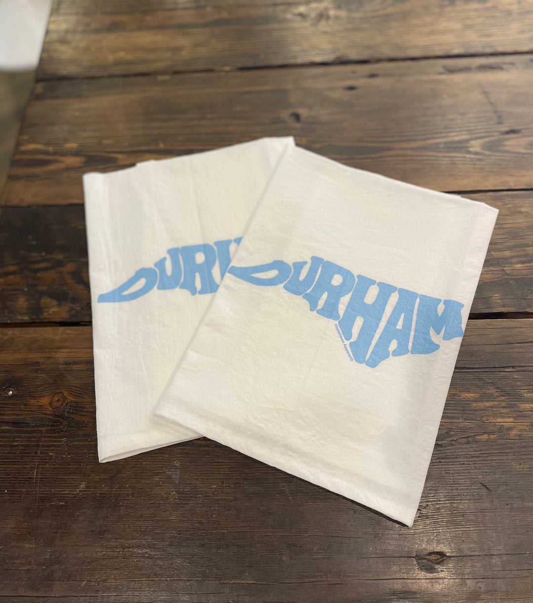 State with Durham Tea Towel #24 in Blue