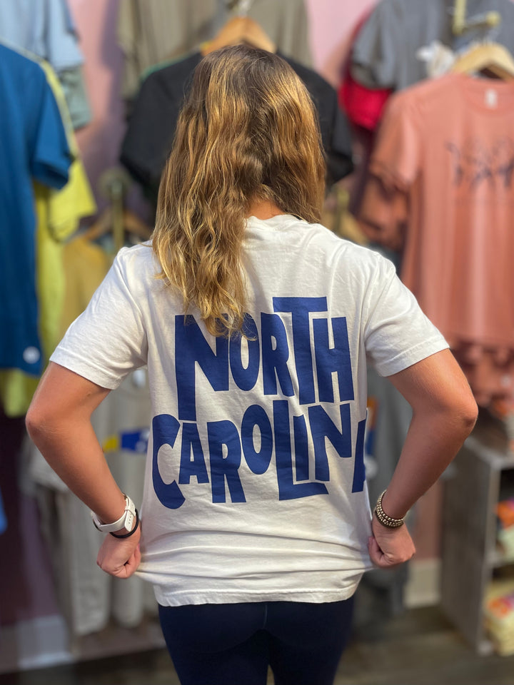 North Carolina Pocket T-Shirt #103 (White)