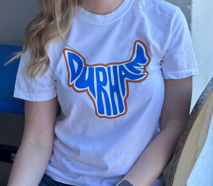 Durham Bullhead T-Shirt #83 (White)