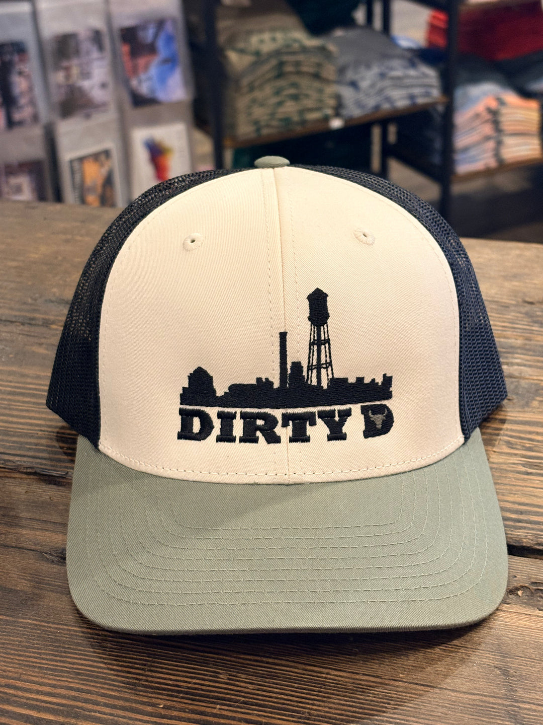 Dirty D Snapback #9 (Loden, Black,Cream)