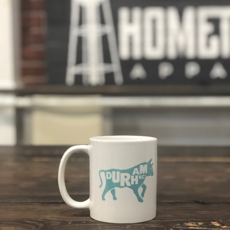 Bull with Durham, NC. Mug #5