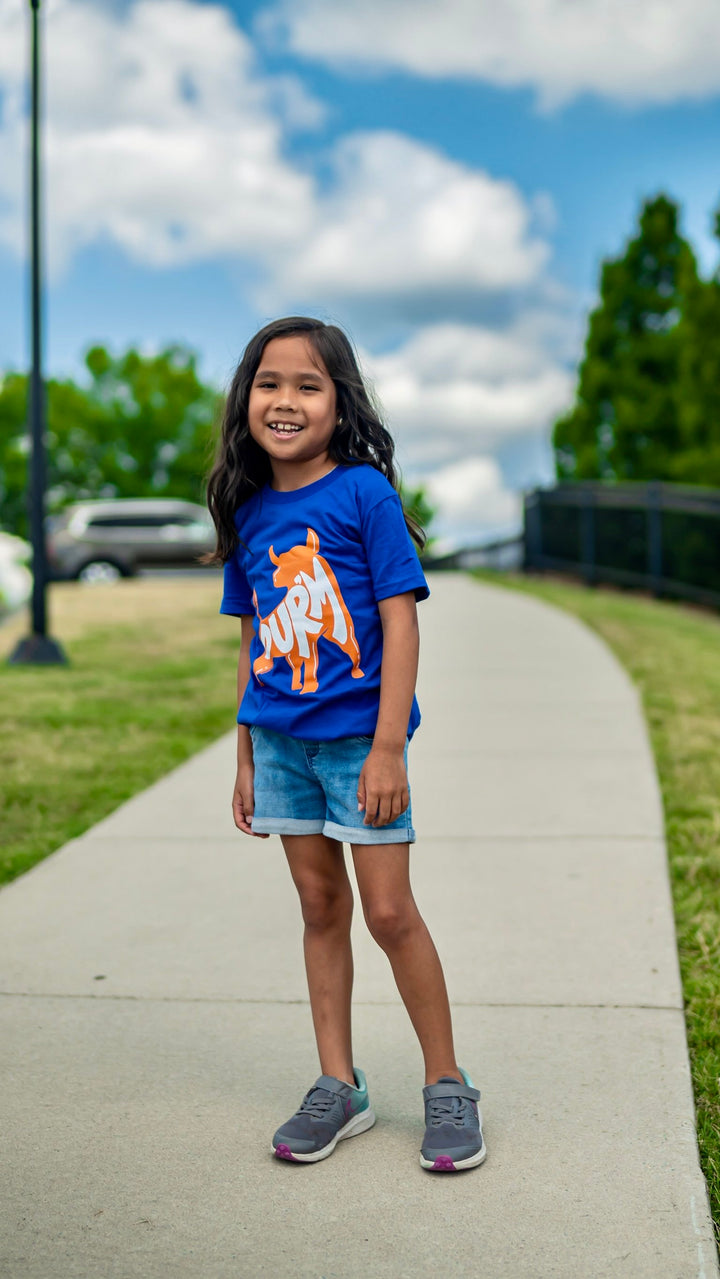 DUR'M Youth T-Shirt #43 (Solid Royal)