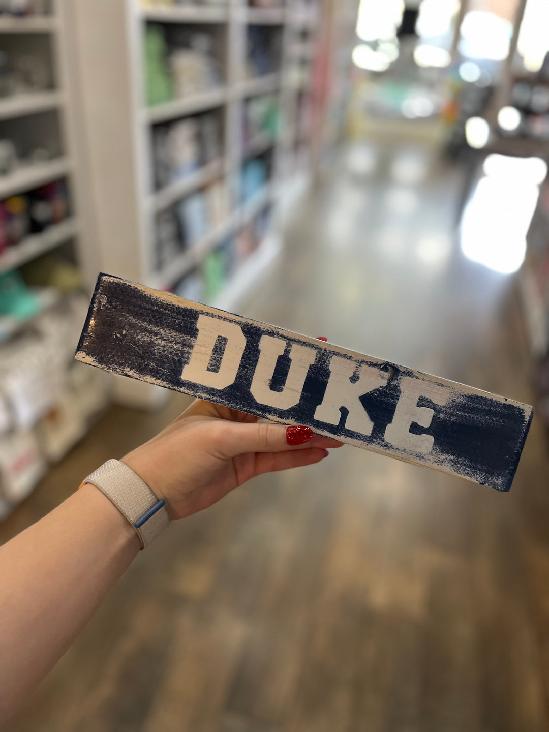 Duke Wooden Sign