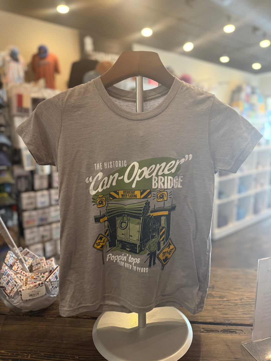 Can Opener Youth T-Shirt #97 (Athletic Grey)
