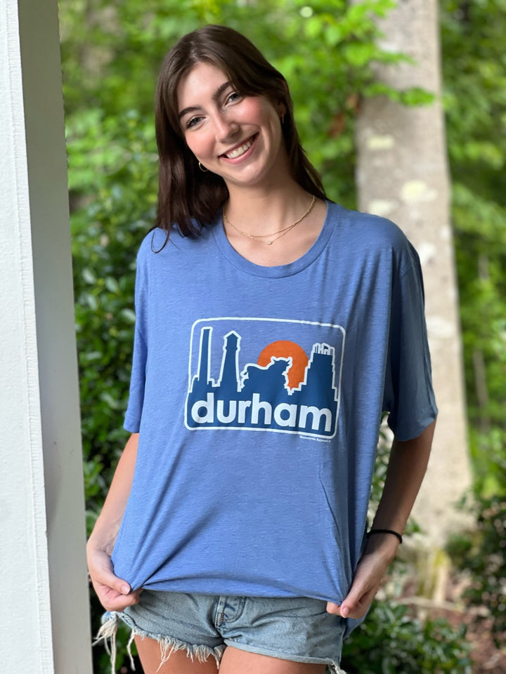 Durham Sunset T-Shirt #21 (Blue Triblend)