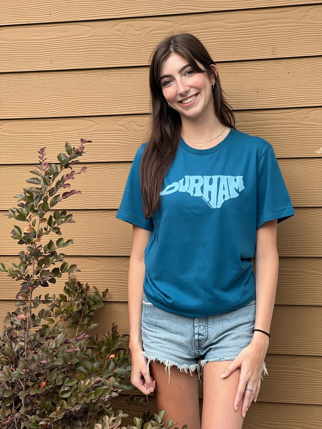 State with Durham T-Shirt #24 (Deep Teal)