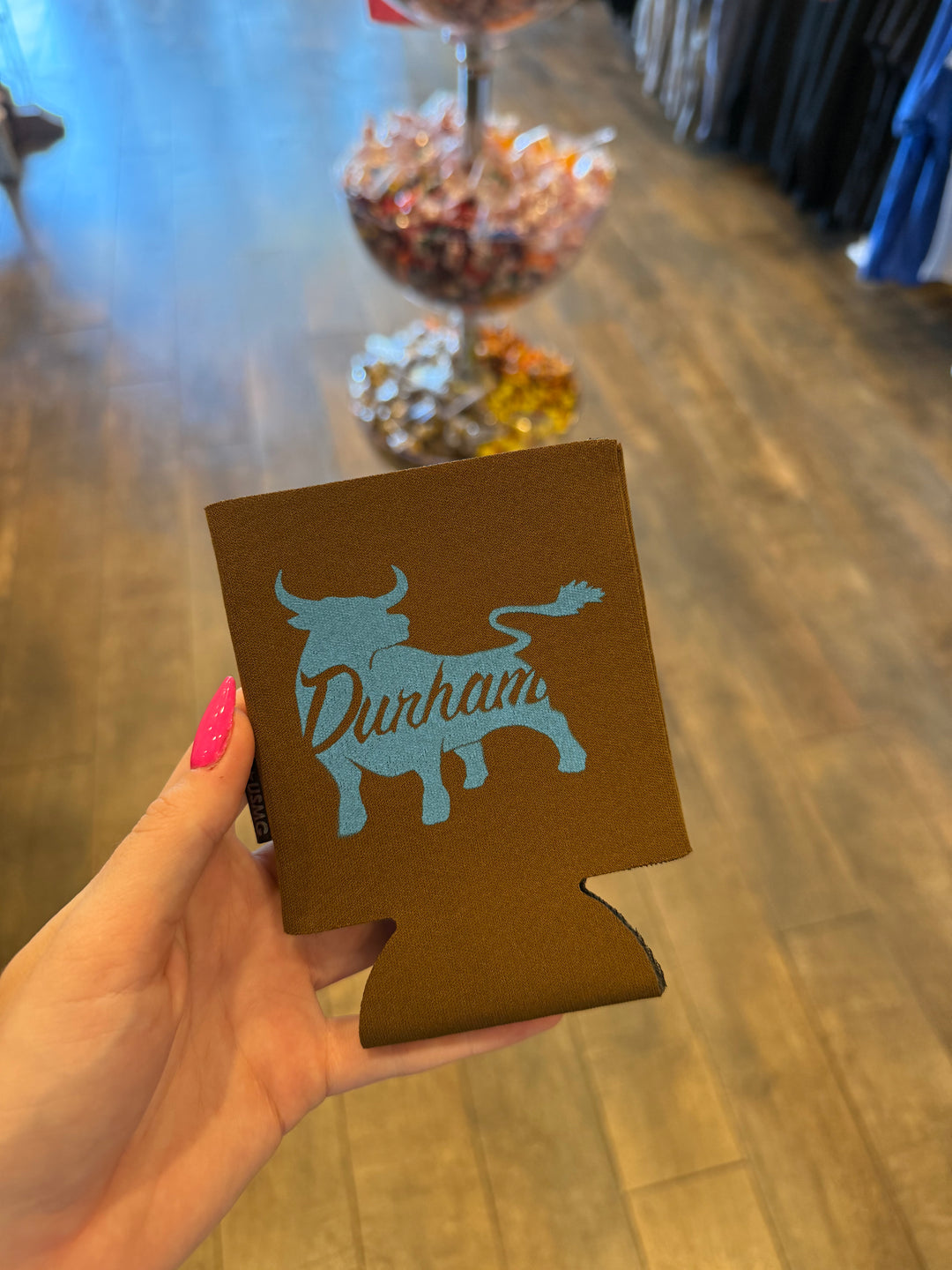 Durham With Bull Coozie