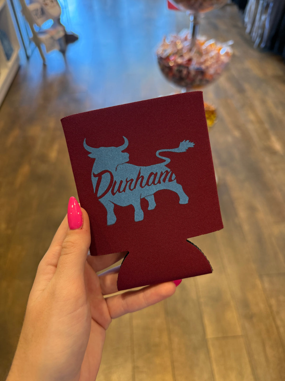 Durham With Bull Coozie