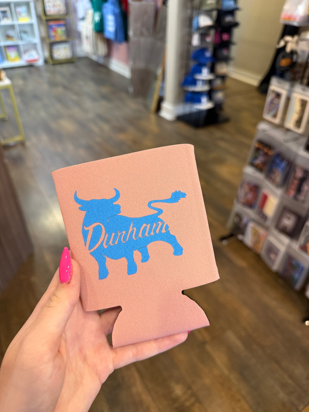 Durham With Bull Coozie
