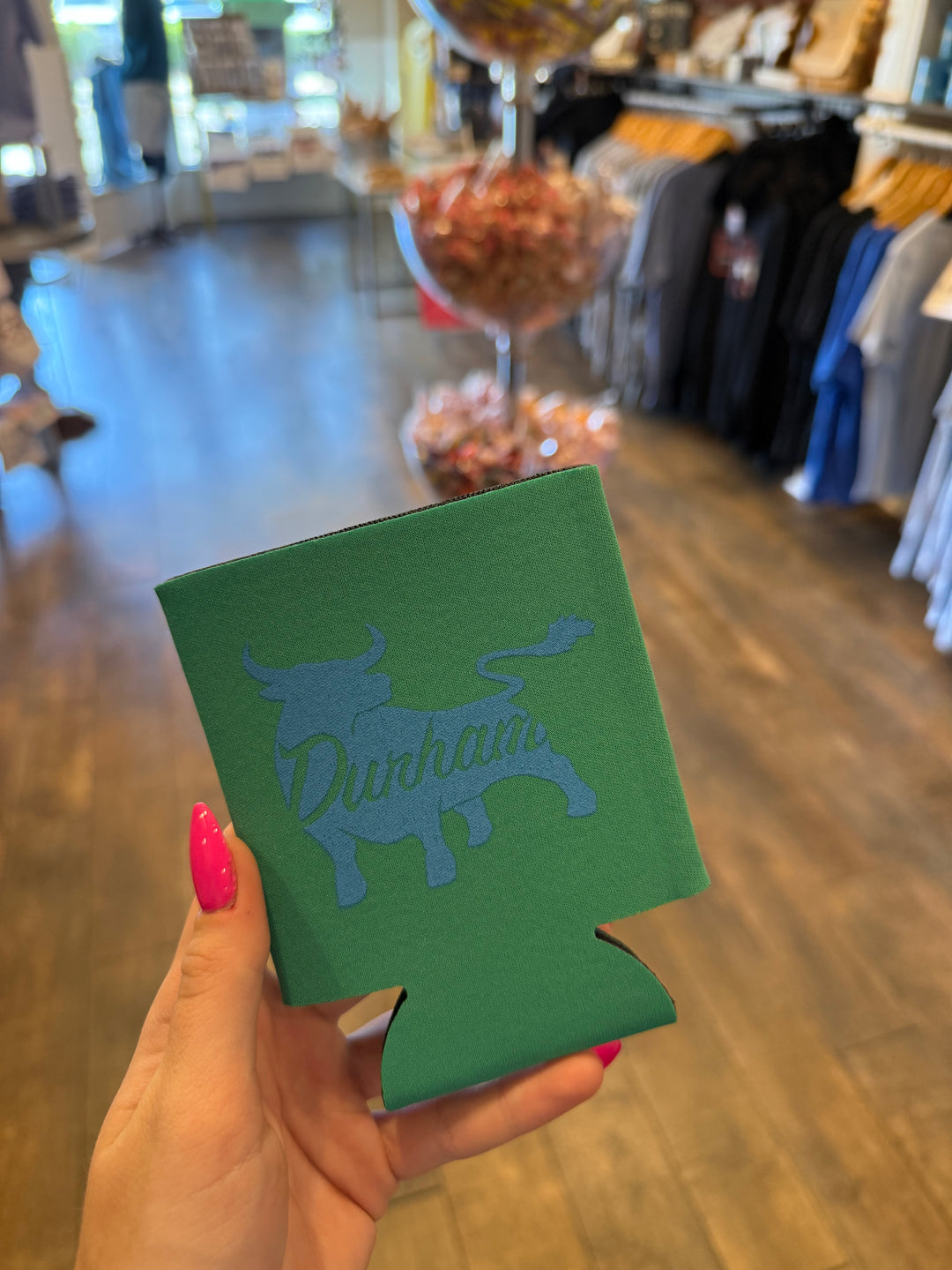 Durham With Bull Coozie