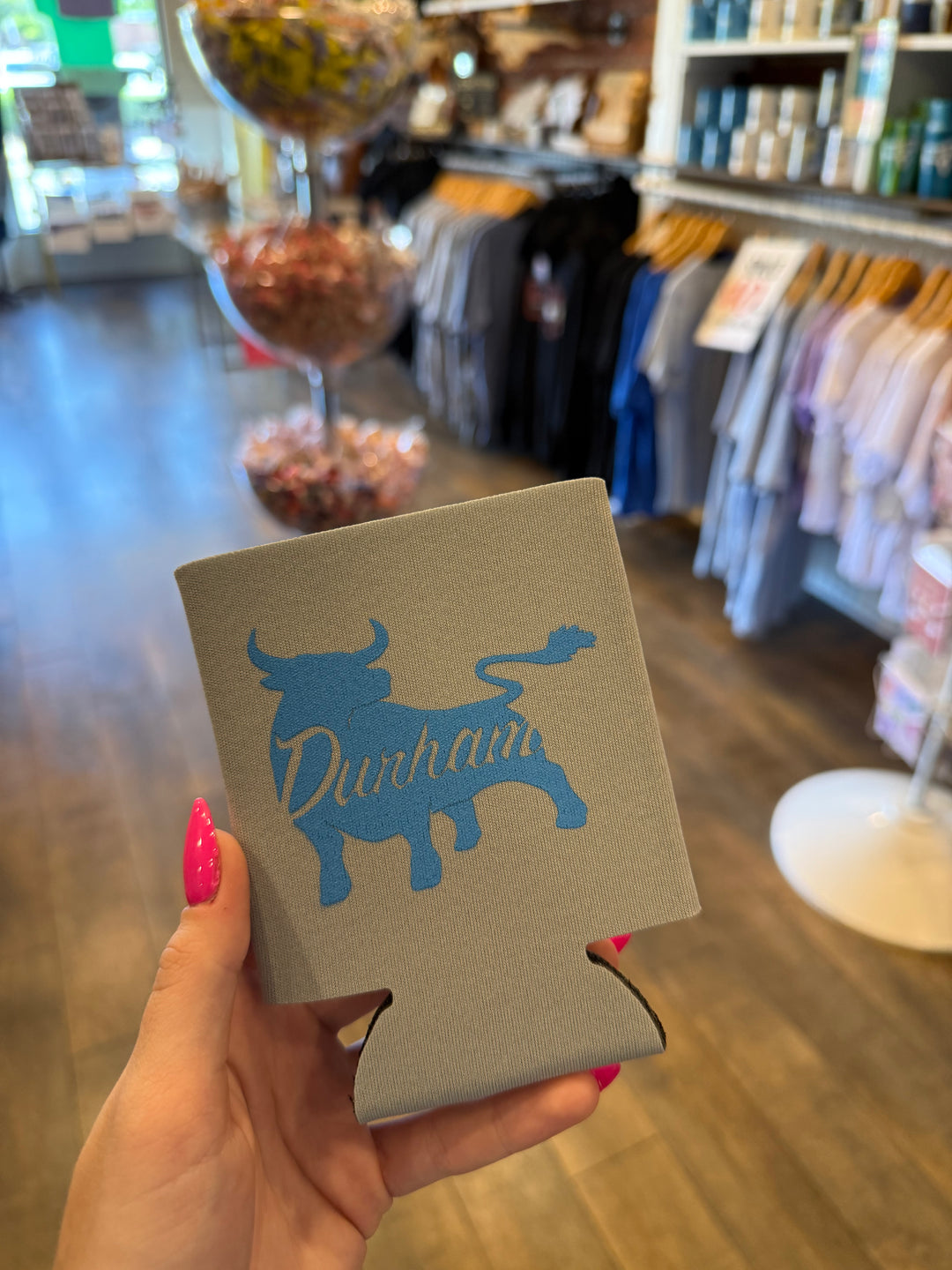 Durham With Bull Coozie