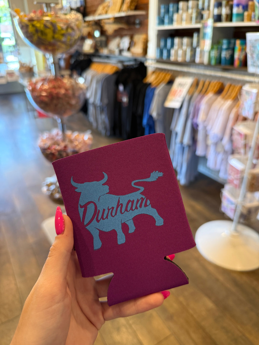 Durham With Bull Coozie