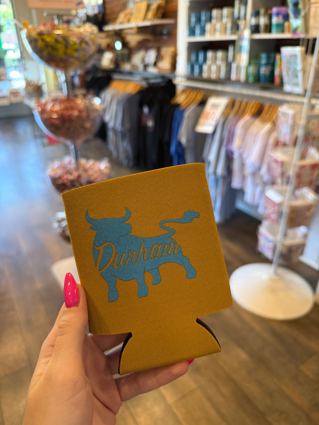 Durham With Bull Coozie