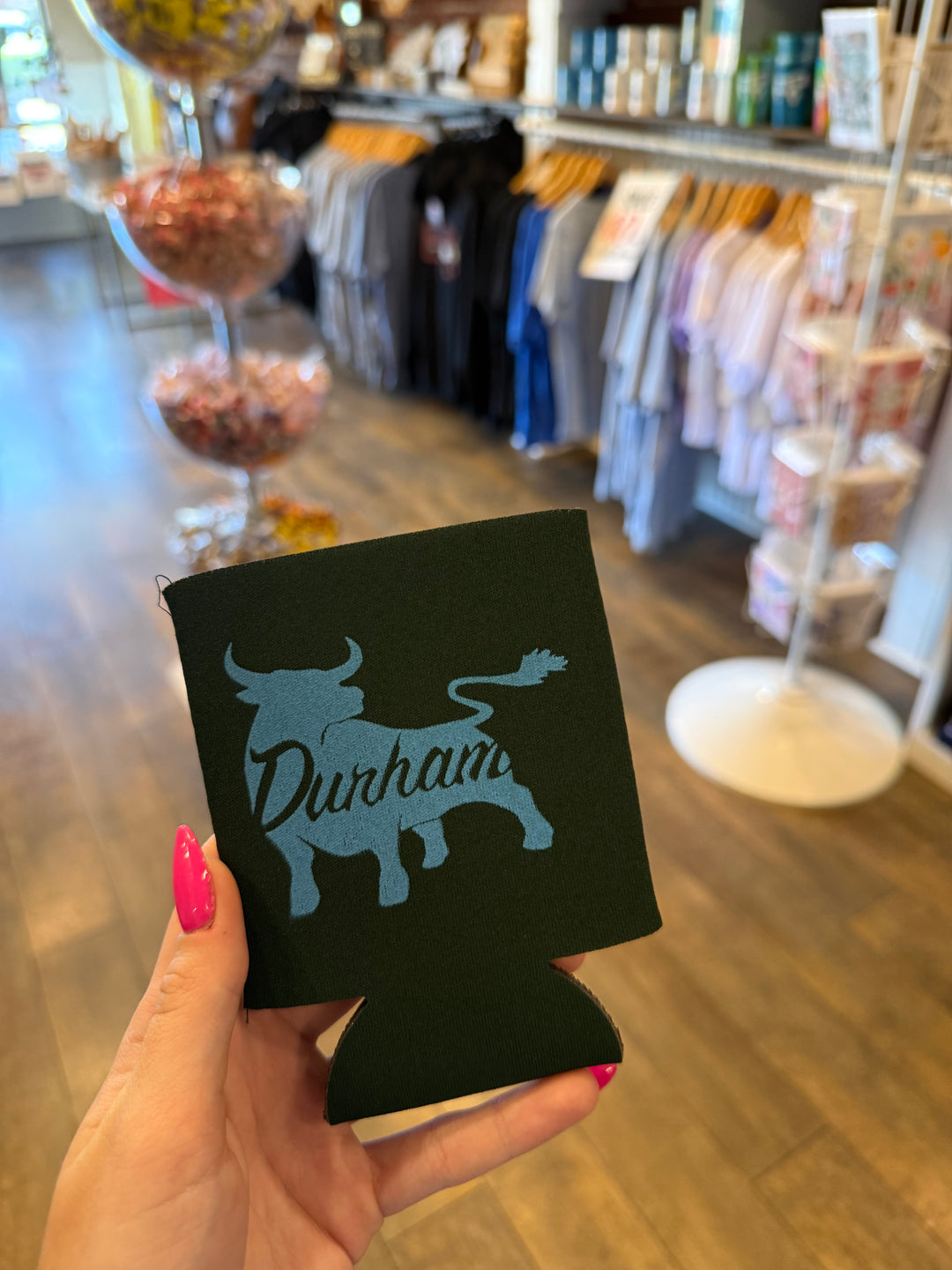 Durham With Bull Coozie