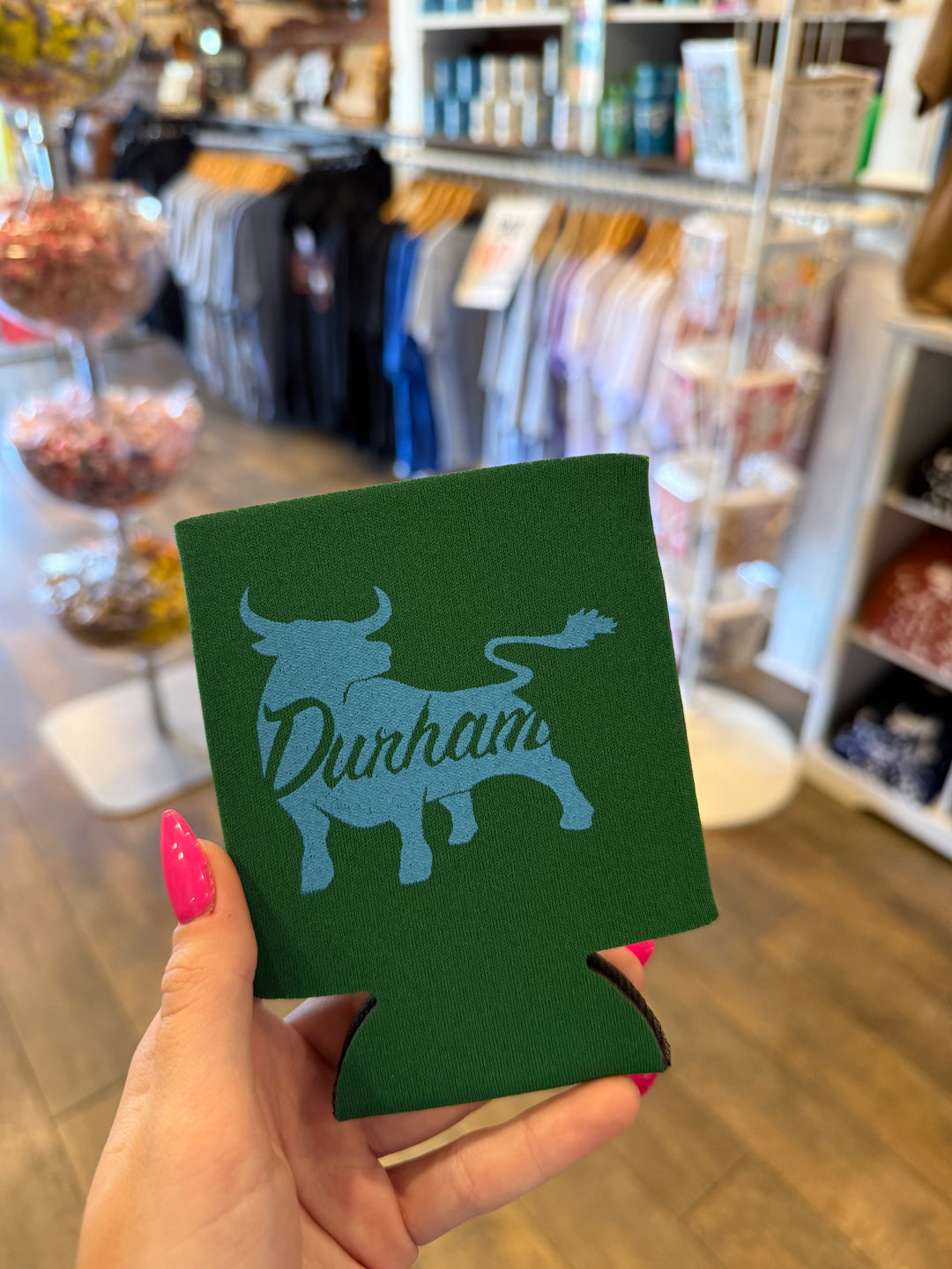 Durham With Bull Coozie