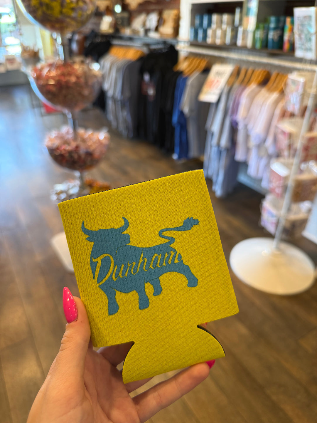 Durham With Bull Coozie