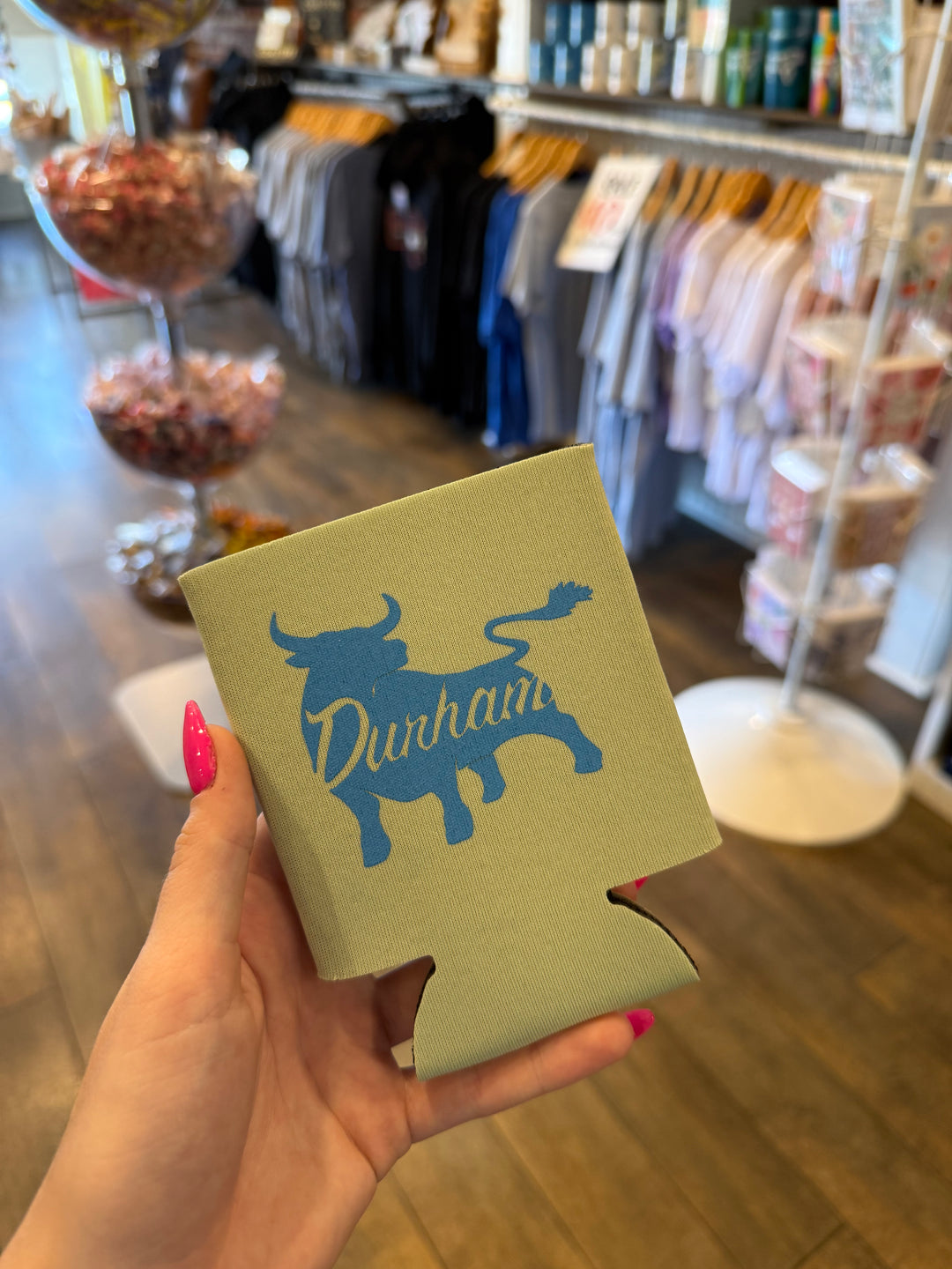 Durham With Bull Coozie