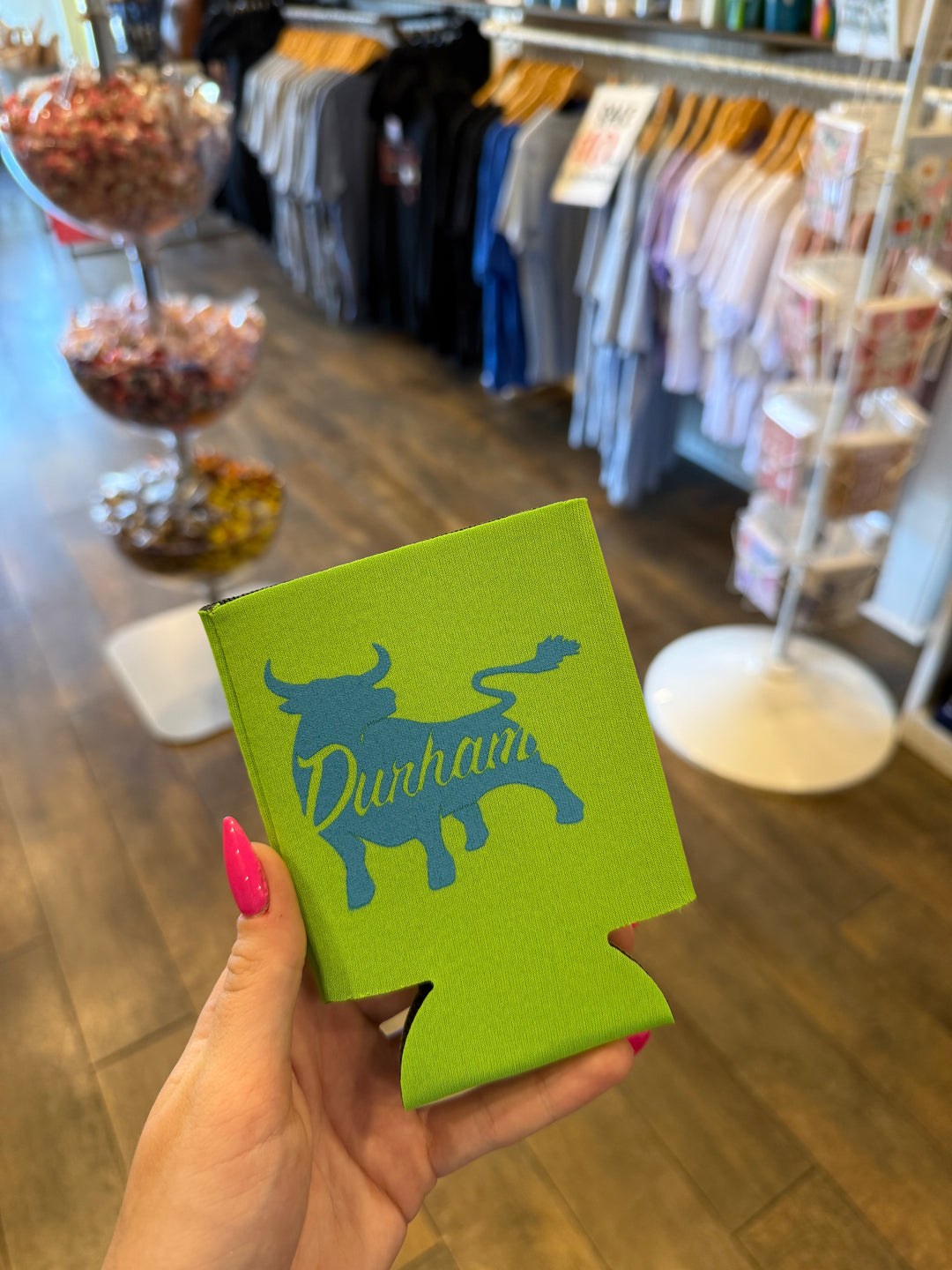 Durham With Bull Coozie