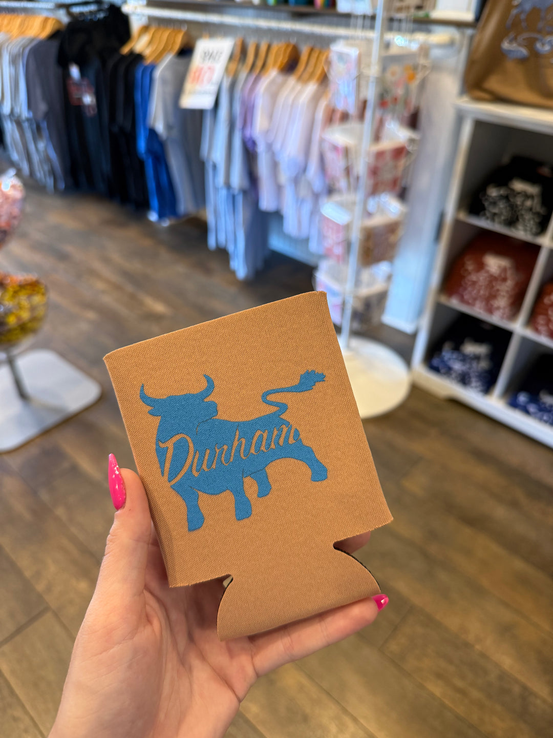 Durham With Bull Coozie