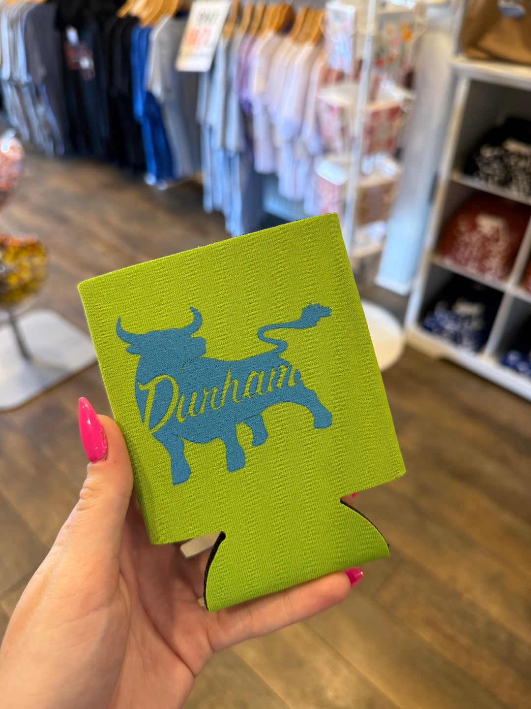 Durham With Bull Coozie