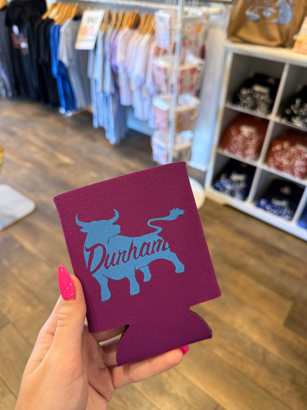 Durham With Bull Coozie