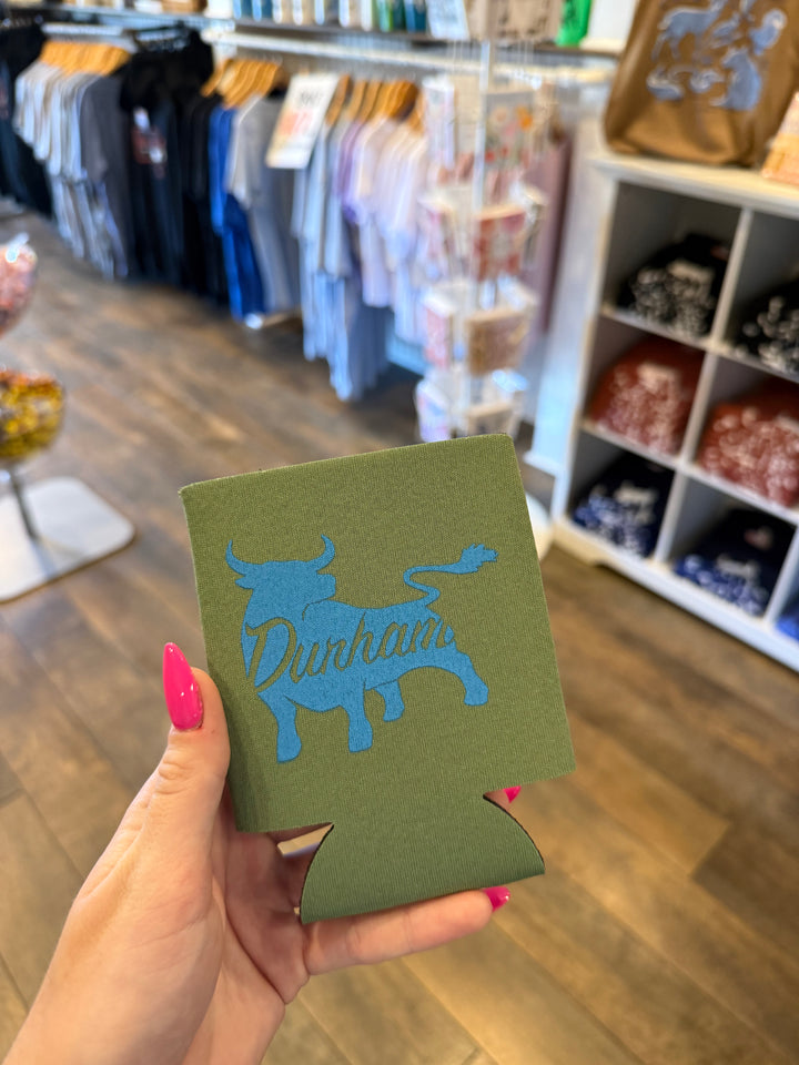 Durham With Bull Coozie