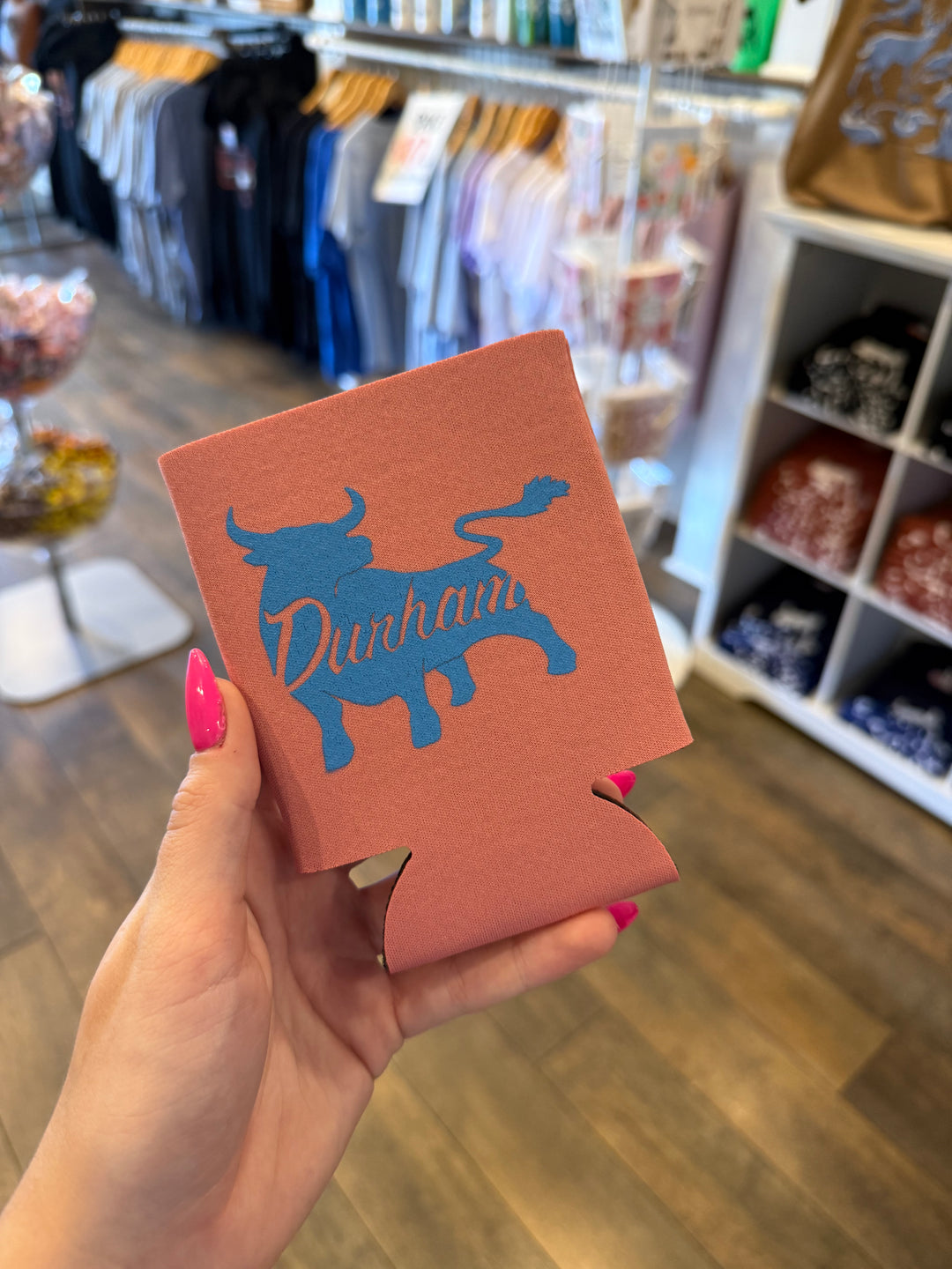 Durham With Bull Coozie