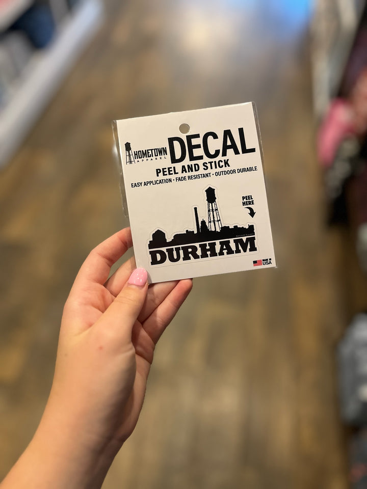Durham Skyline Vinyl Decal #23