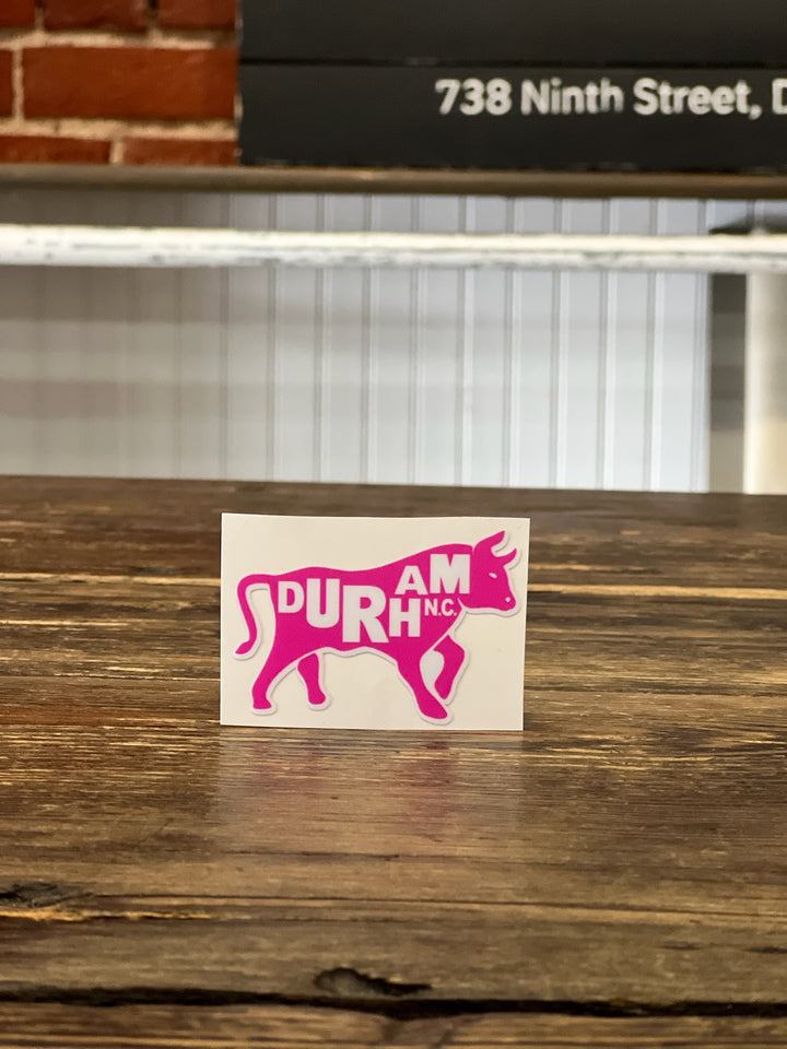 Bull with Durham, NC. Decal #5