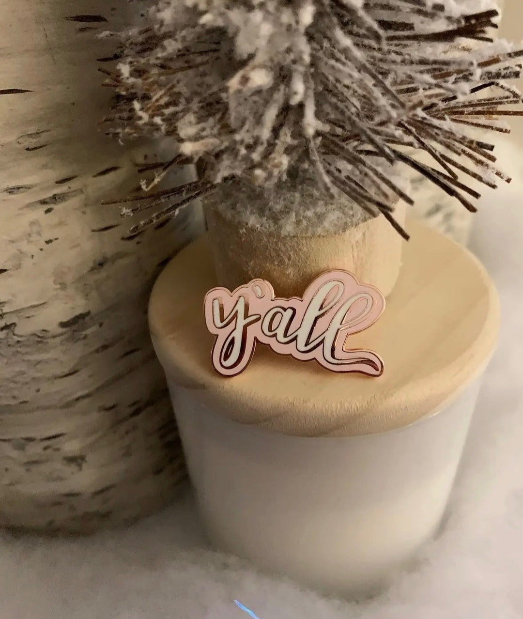 Enamal Y'all Lapel Pin