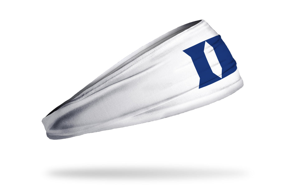 Duke White Headband