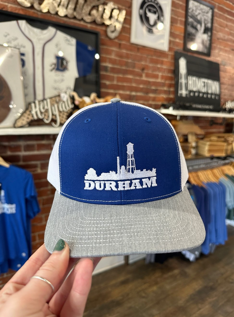 Durham Skyline Snapback #23 (Royal / Heather Gray)