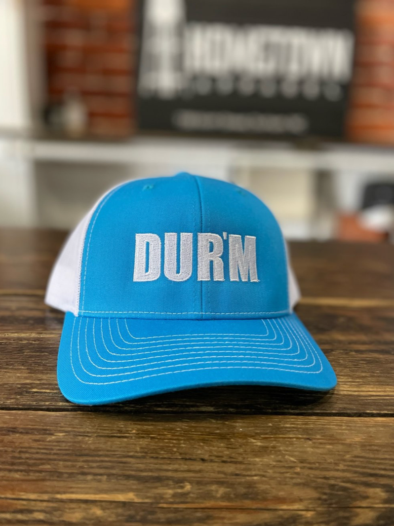 DUR'M Snapback #80 (Cyan / White)