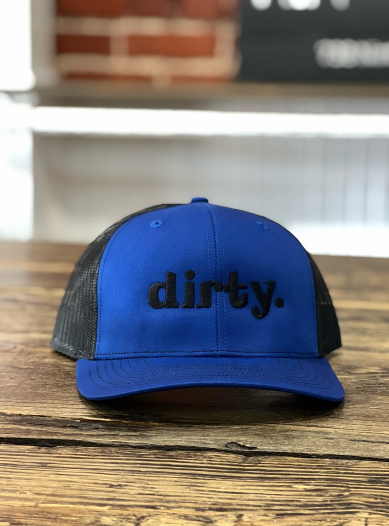 dirty. Snapback #59 (Royal / Black)