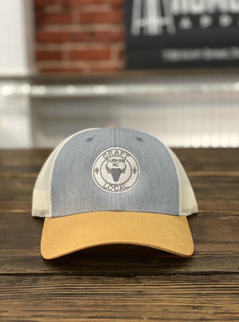 Craft Local Snapback #18 (Heather Gray / Amber)