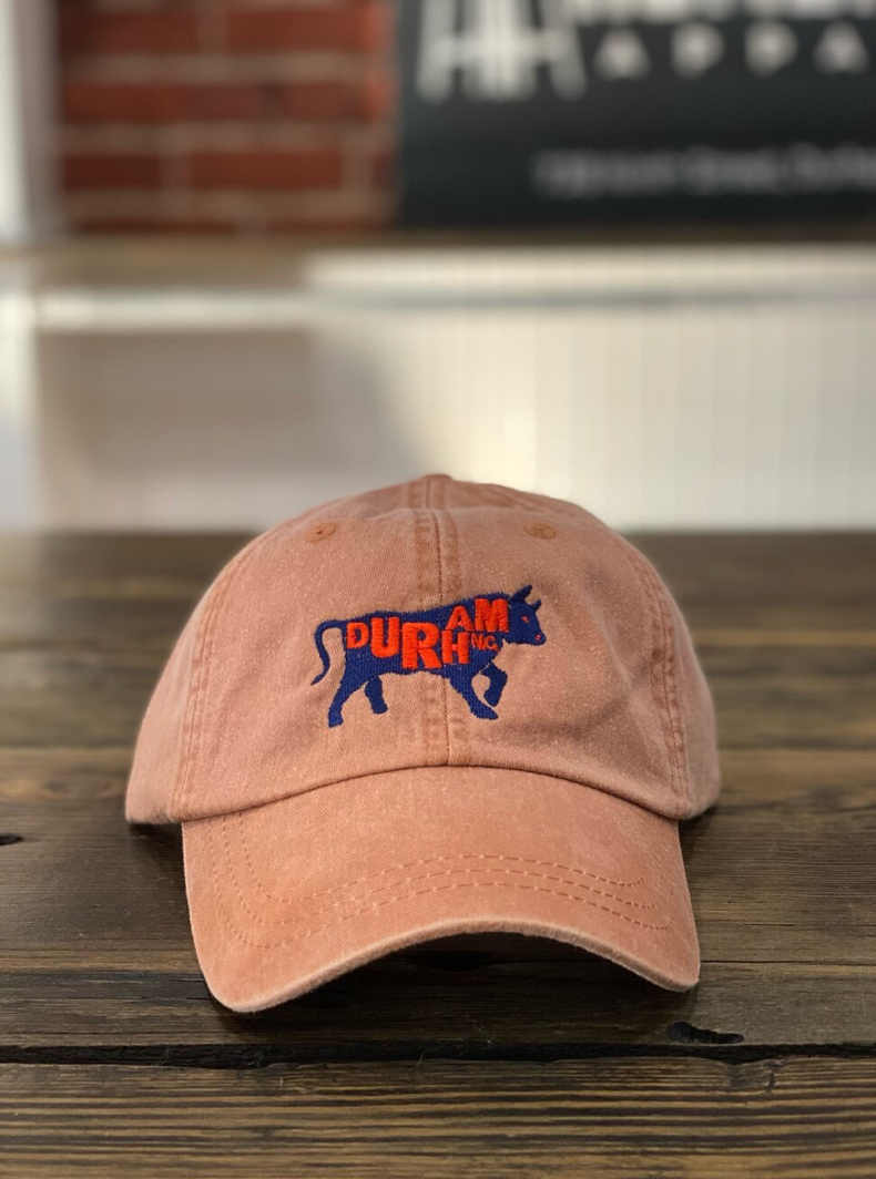 Bull with Durham, NC. Hat #5