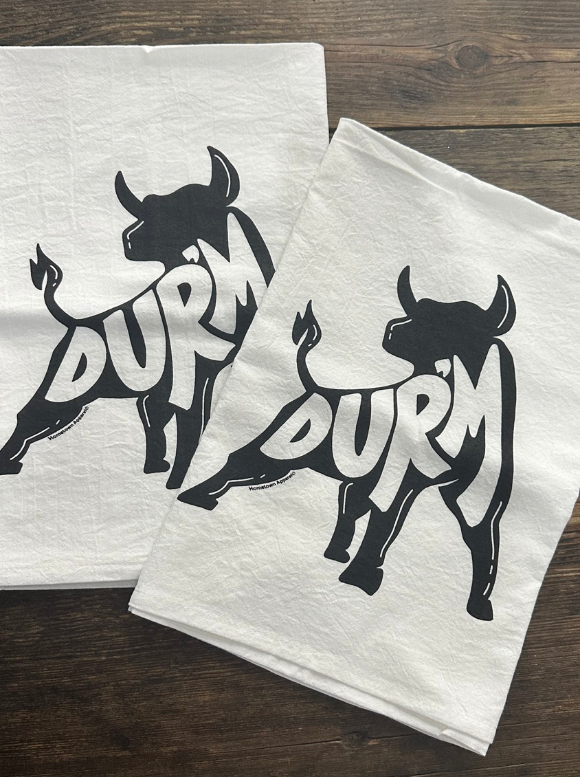 DUR'M Tea Towel #43 (Black)