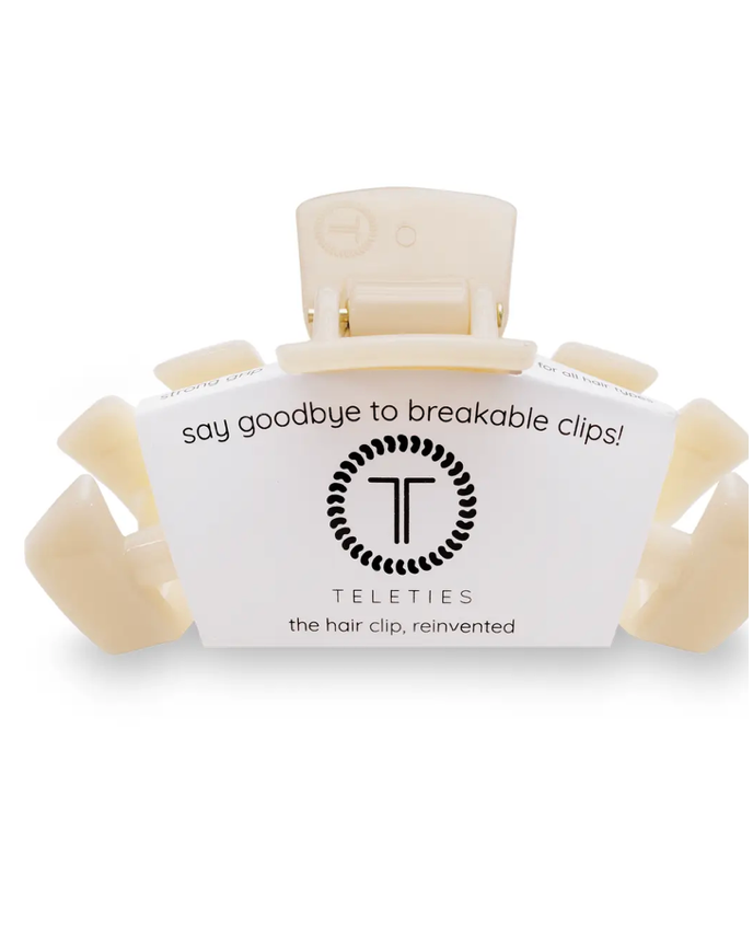 Almond Beige Medium Clip