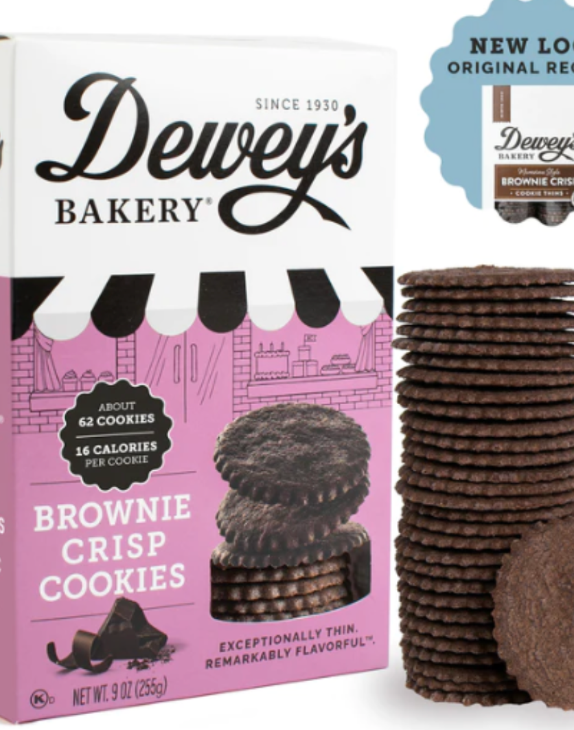 Brownie Crisp Moravian Cookies
