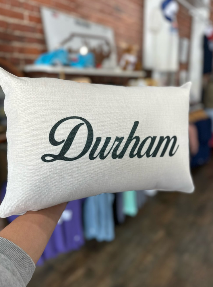 Durham Script Pillow
