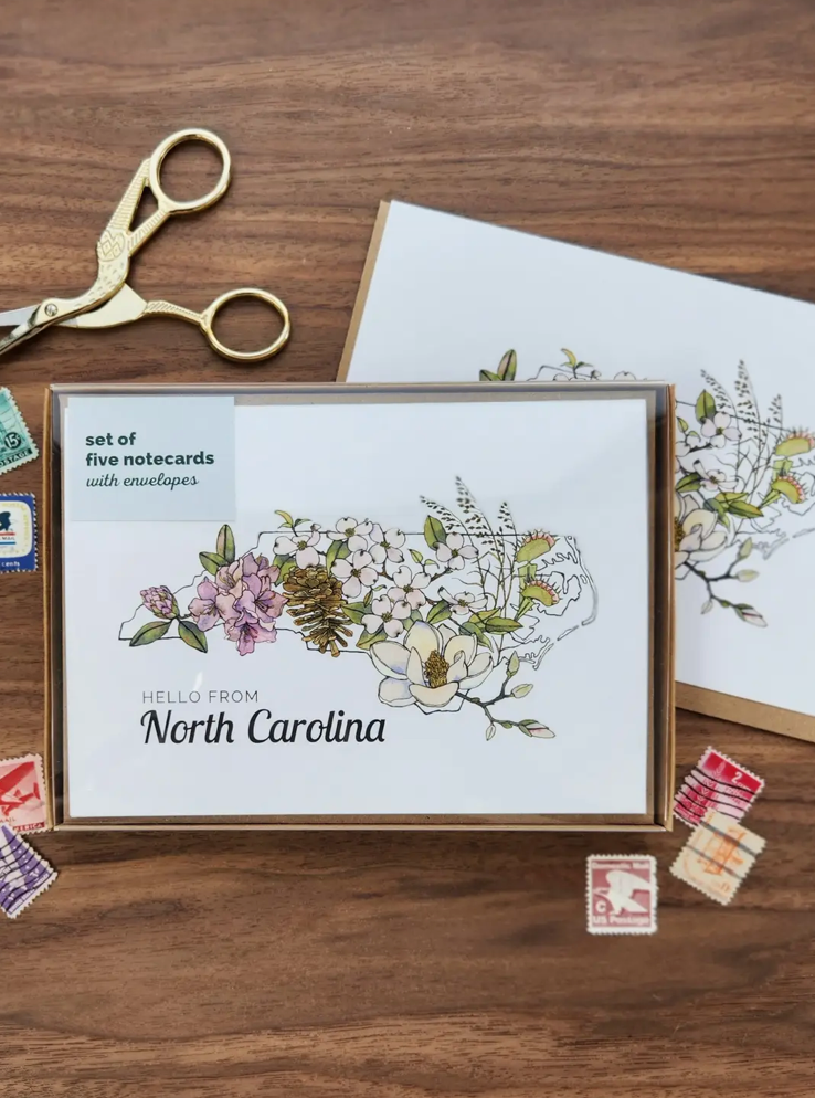 North Carolina Native Plants Notecard Set
